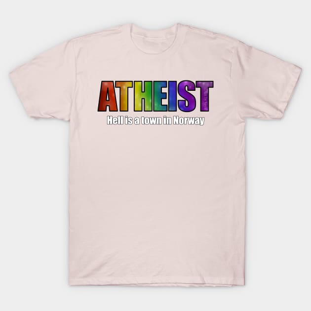 Atheist T-Shirt by Art by Veya